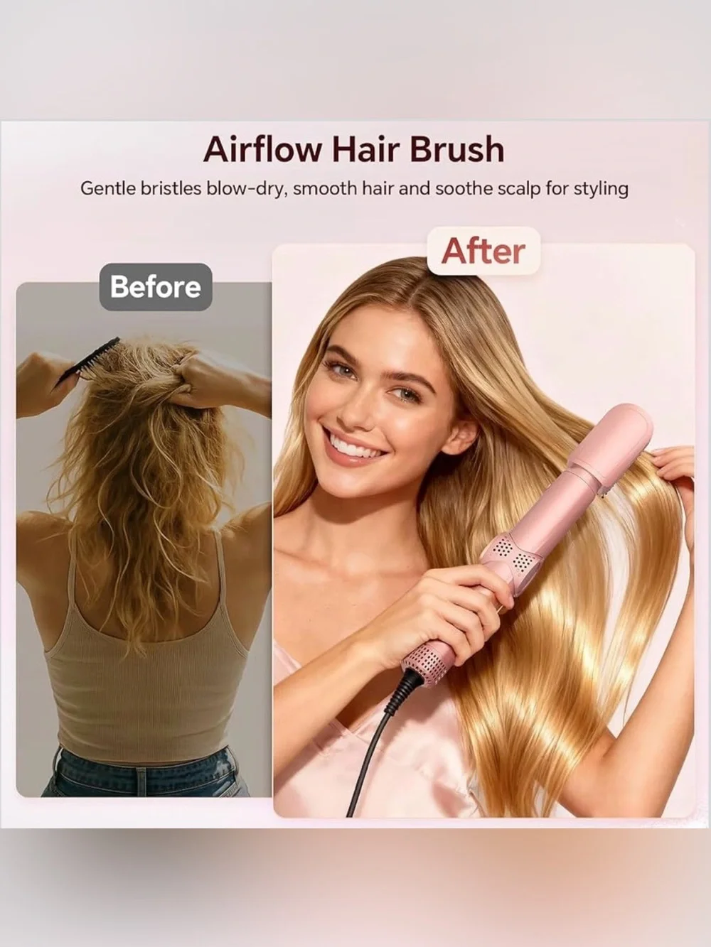 5-in-1 Hair Dryer & Styling Brush – Auto-Wrap Curling – 1300W
